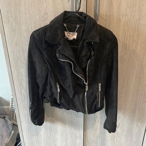 Black suede BCBG jacket